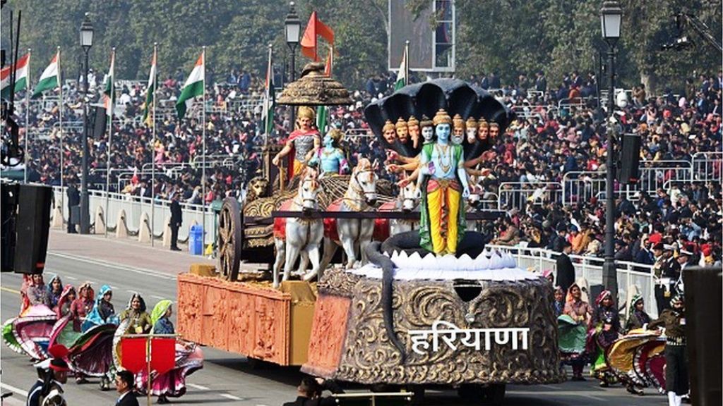 विशेष परेडसहित भारतले मनायो गणतन्त्र दिवस